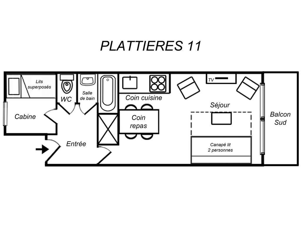 Residence Plattieres Méribel Eksteriør billede